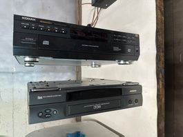 CD Player Kodak Photo CD PCD 560 und Videorecorder Samsung
