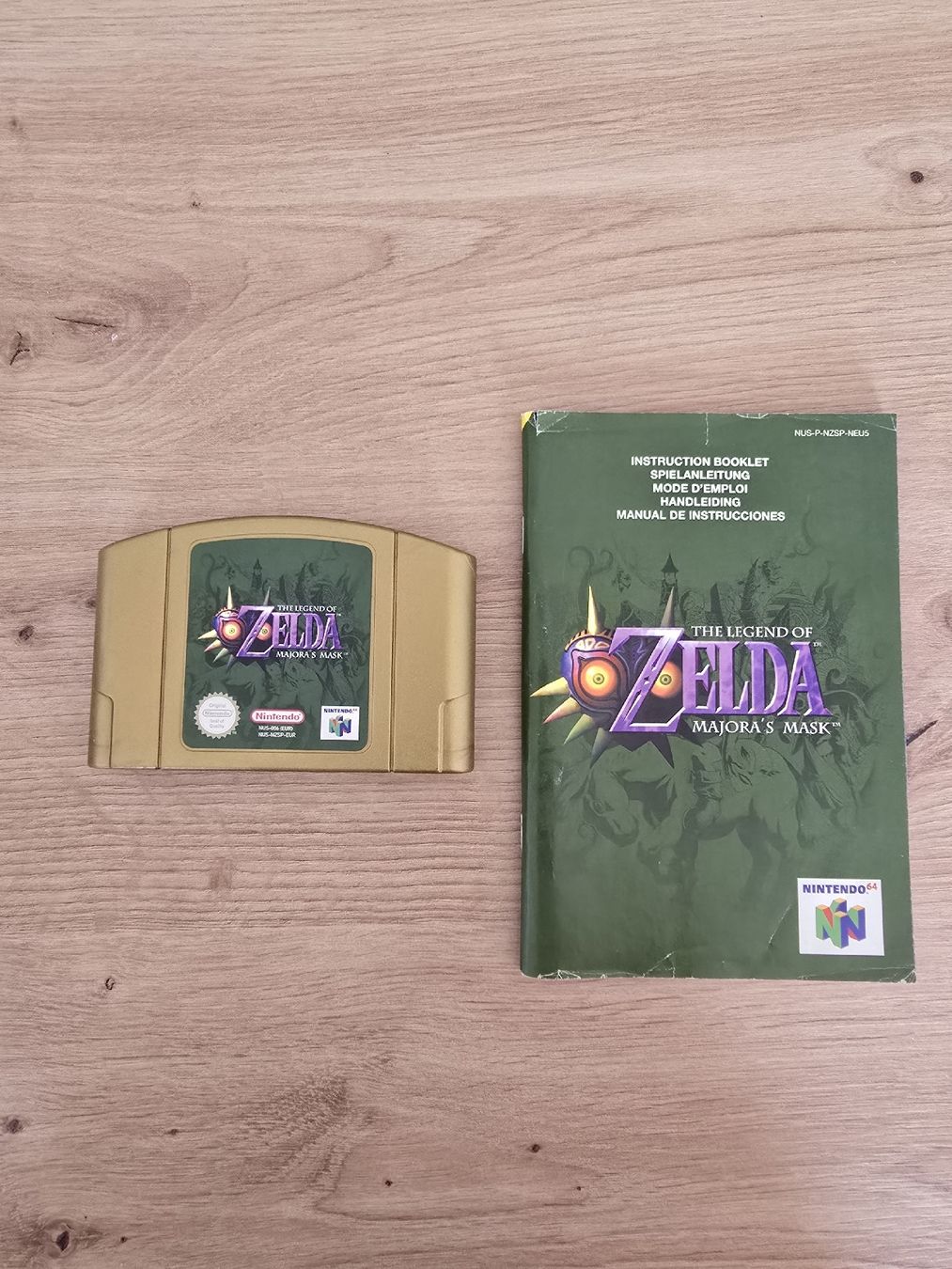 Nintendo Spiele: Zelda Majora's Mask N64 Modul + Anleitung – Gebraucht aus Chur von 1996hiphop