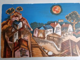 Ernst Kopp  LITHOGRAPHIE SIGNIERT NUMMERIERT