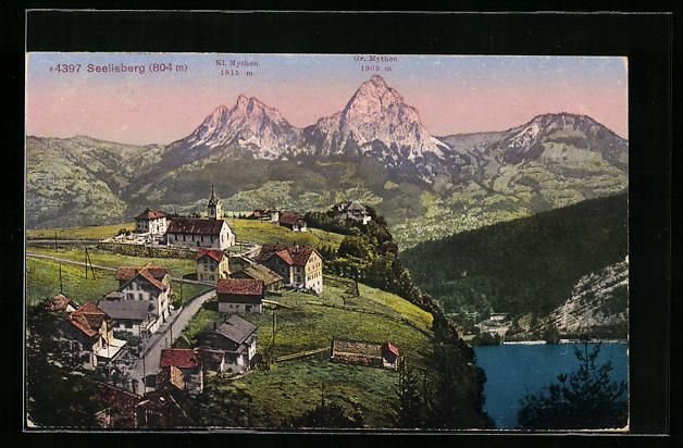 Ansichtskarten: Seelisberg, Gesamtansicht mit Blick auf  – Gebraucht aus Berlin von bartko-reher