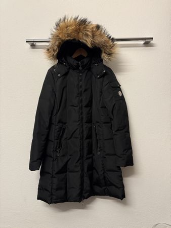 Moncler Daunenjacke mit Pelz Gr.4