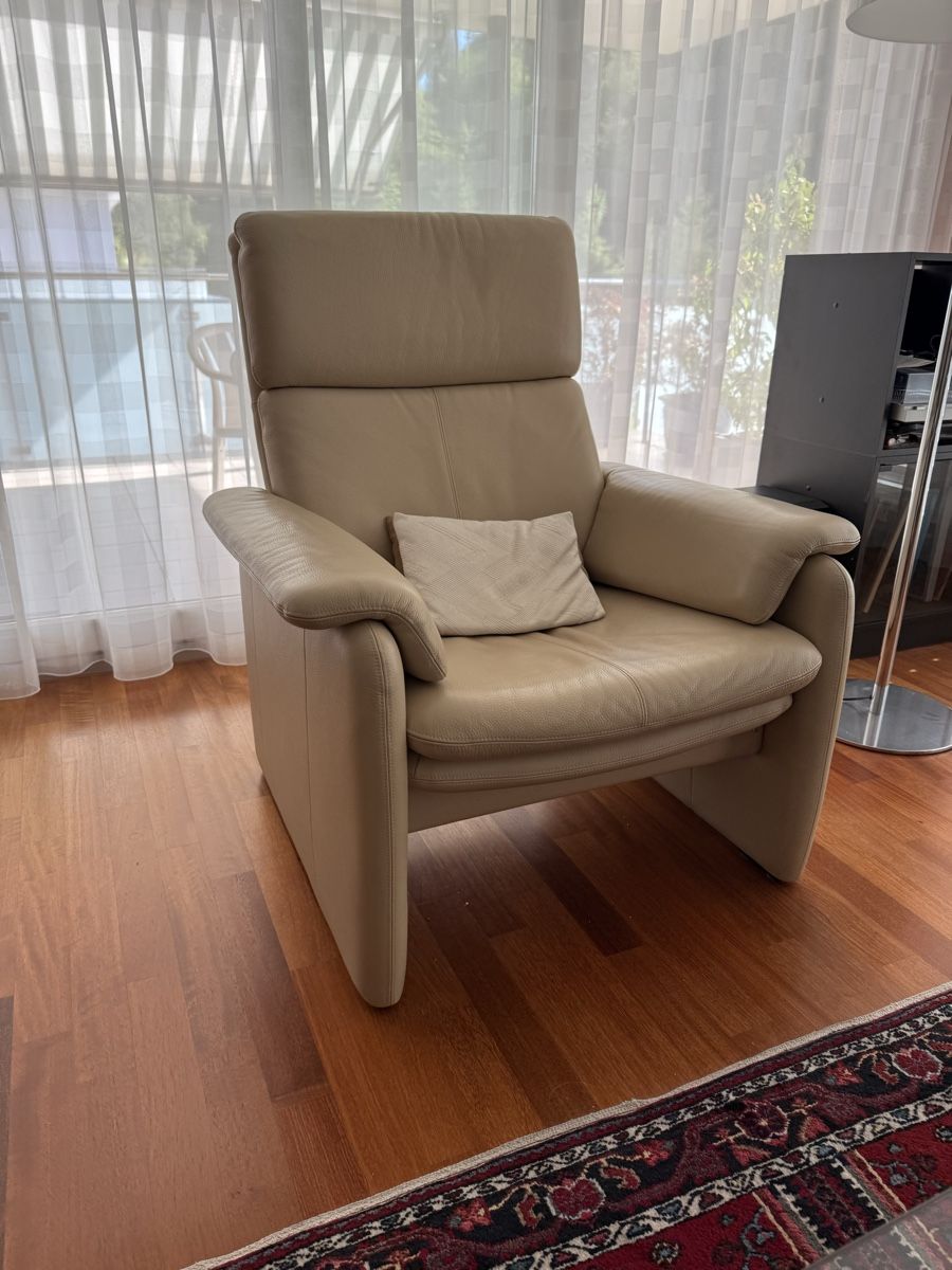 Pfister Fauteuils: Schönes Ledersofa mit Sessel, Möbel Pfister – D'occasion à Wittenbach par Aprilia05 1