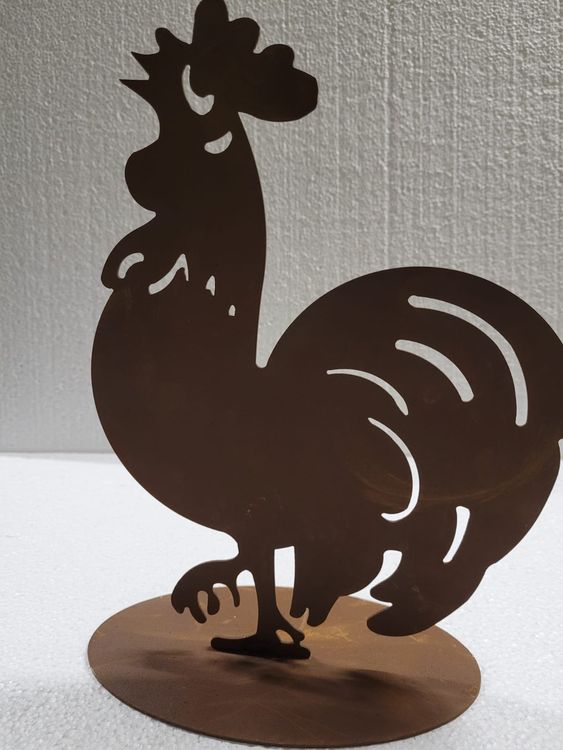 Gartenstecker REH Aus Rostmetall - 60x40 Cm Dekofigur Für Beet & Rasen