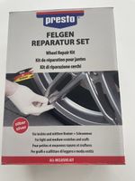 Neu Presto Felgenreparatur-Set Silber Neu