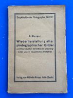 Wiederherstellung alter photographischer Bilder. 1920