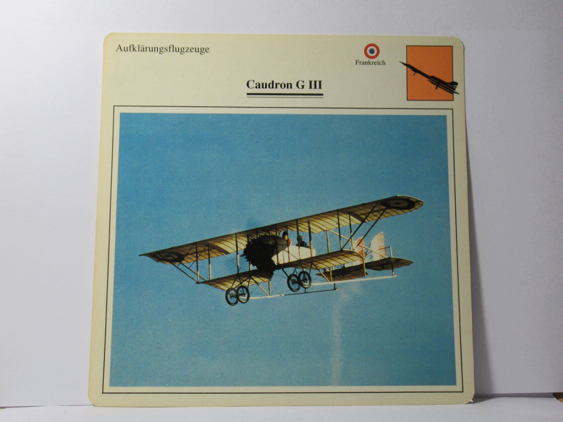Poster & Bilder: Flugzeug  ,  Caudron G III – Gebraucht aus Grenchen von Bluemchen1900