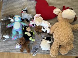 Plush Toy Assortment Various Animals Used Condition