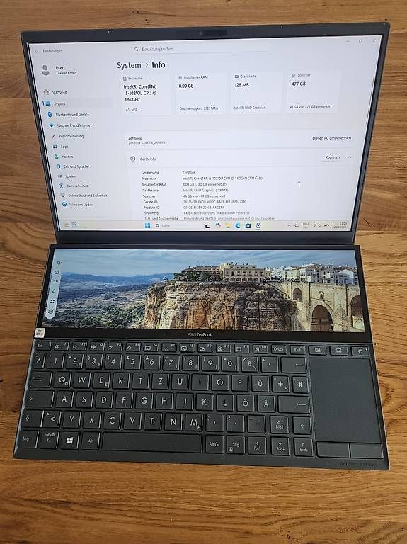 Asus Notebooks: Asus Zenbook Dual Screen – Gebraucht aus Worb von MisterSunshine 2