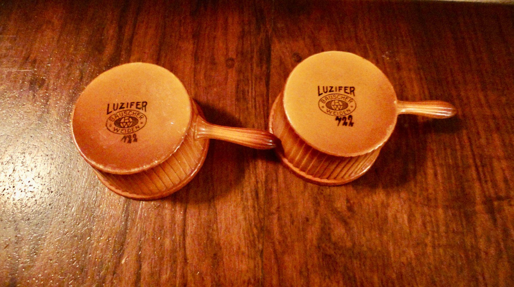 Cuisines complètes: 2er Set Gratinschälchen Retro-Optik, warmes Braun. – D'occasion à Wädenswil par FILI10 3