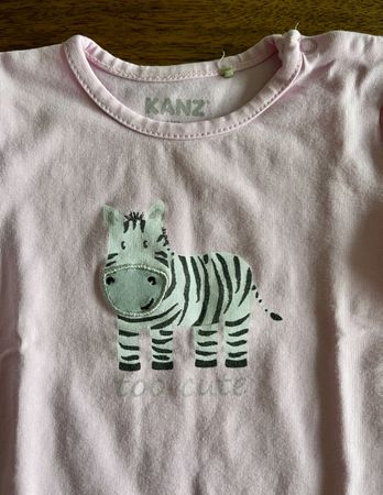 Süsses Zebra T-Shirt Gr. 68/74 KANZ