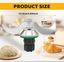 Kein Teig-Rückstand Mixmesser Ersatz Zubehör thermomix tm6