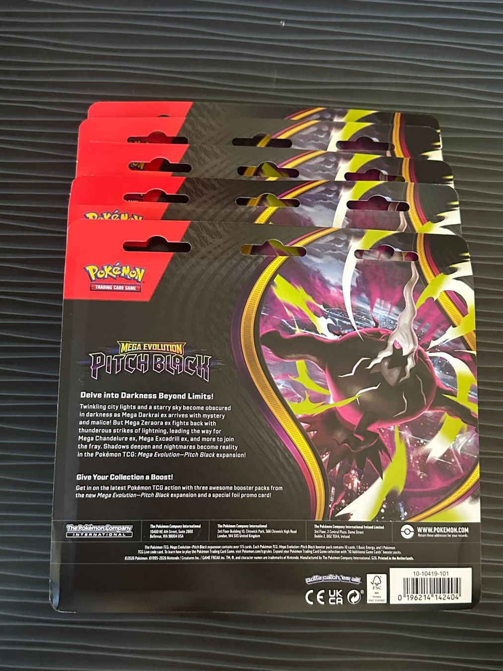 Giochi: Pokémon Mega Evolution: Pitch Black 3-Pack Blister -EN- – Nuovo e nell'imballaggio originale da Härkingen venduto da _JOKA_ 2