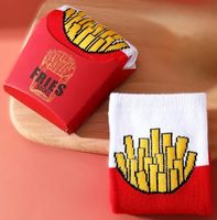 🍟Stylische Unisex Pommes-Socken–Lustiges Design für alle!💫