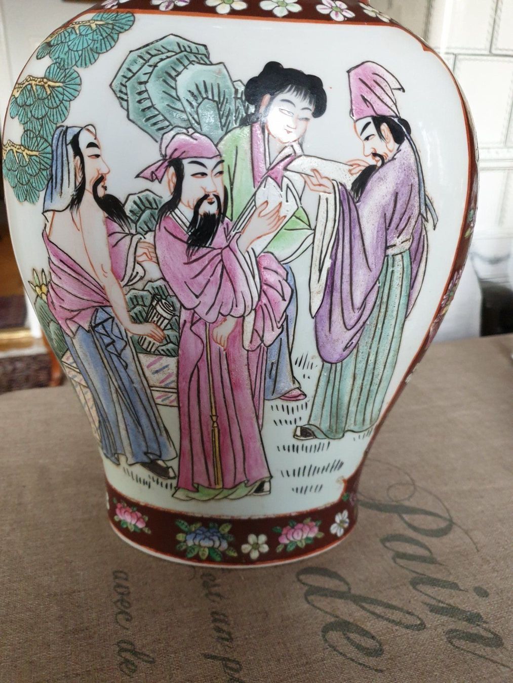 Vasen & Gefässe: China Deckelvase 40 cm signiert Foo hund – Gebraucht aus Bottmingen von sandy_2 1