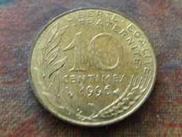 FRANCE  10 Centimes  1996