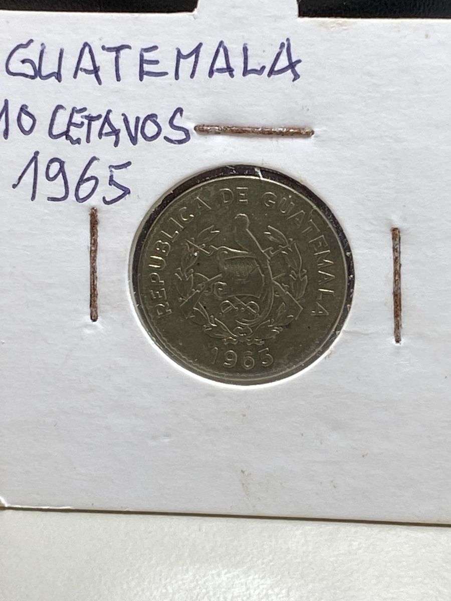 Tutti le monete: Guatemala - 10 cents - 1965 – Usato da Payerne venduto da Mike1682