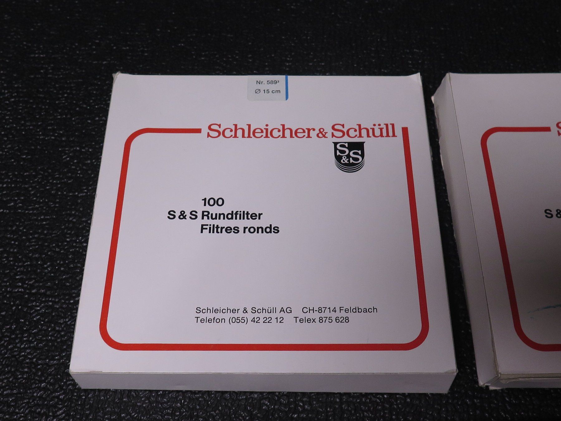 Sanitari: 3x Schleicher Schüll 150mm Filterpapier, NEU – Nuovo (secondo la descrizione) da Basel venduto da Deko1 1