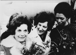 Weltfrauenkongress 1975 - Angela Davis, Hortensia Allende