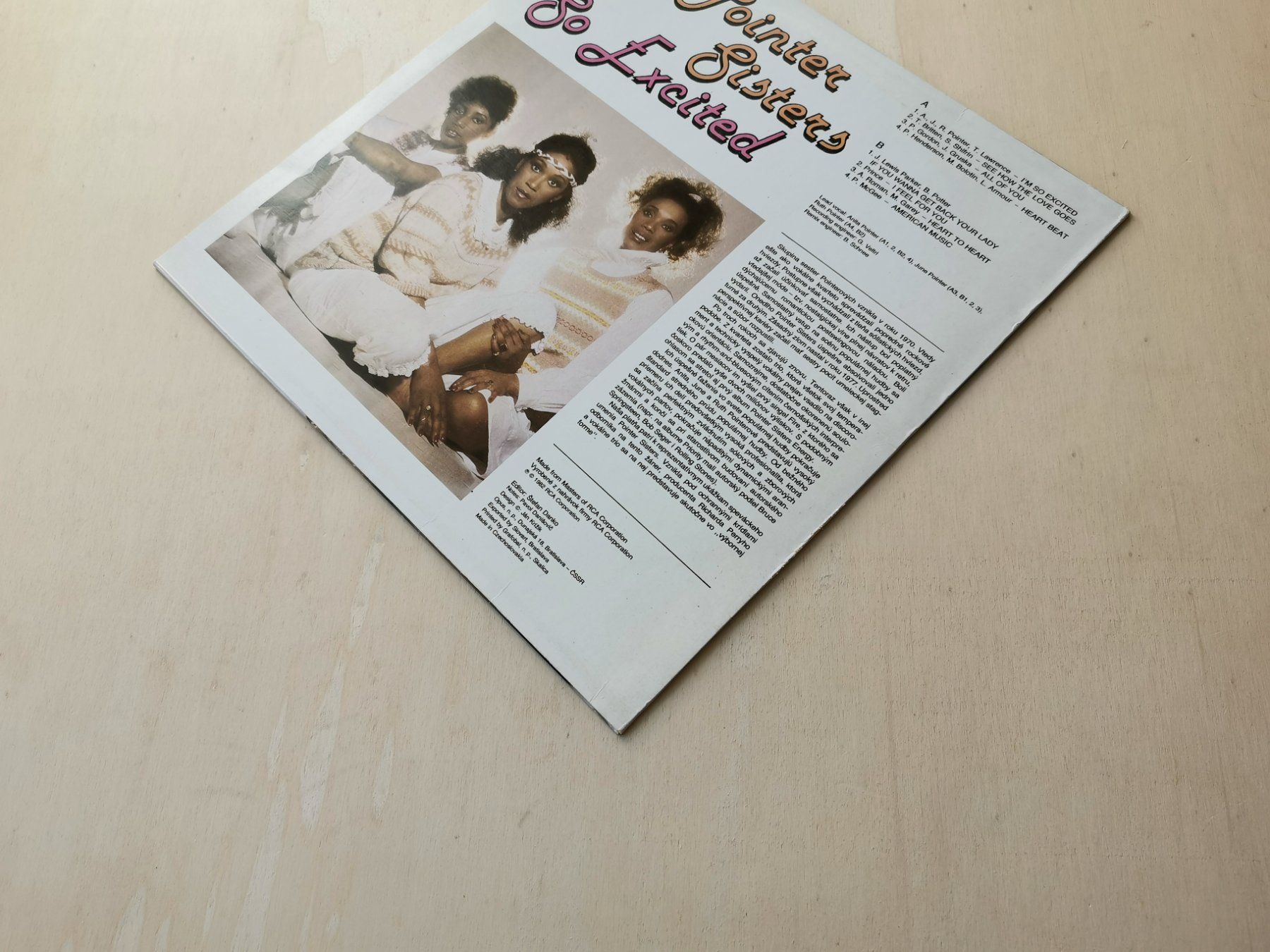 Dischi in vinile: Pointer Sisters – So Excited  CZ 85 – Usato da Ebikon venduto da kisuM 4