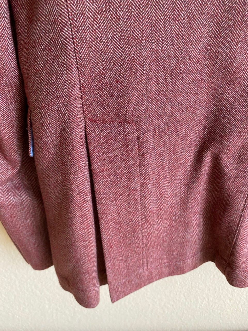 Giacche: Herringbone Blazer inkl. Strickkrawatte, Gr. 48, rot/lachs – Usato da Lausanne venduto da abie01 7
