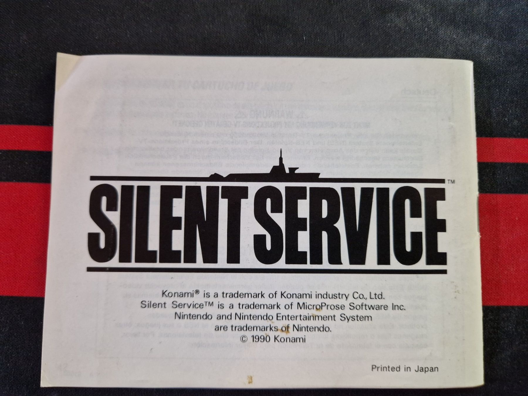 Nintendo Giochi: Silent Strike NES - Anleitung ENG / SPA – Usato da Hombrechtikon venduto da swissgamer87 1