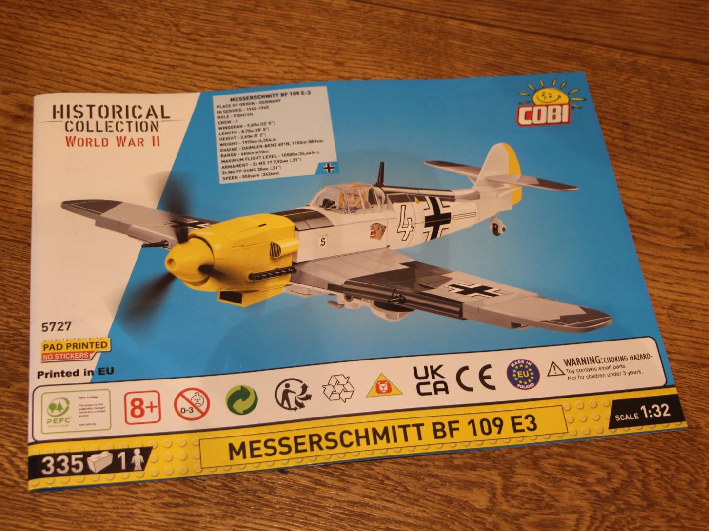 Cobi Kit di costruzioni: Cobi Messerschmitt BF 109 E3 (5727) – Usato da Ottenbach venduto da steineschaufler 4