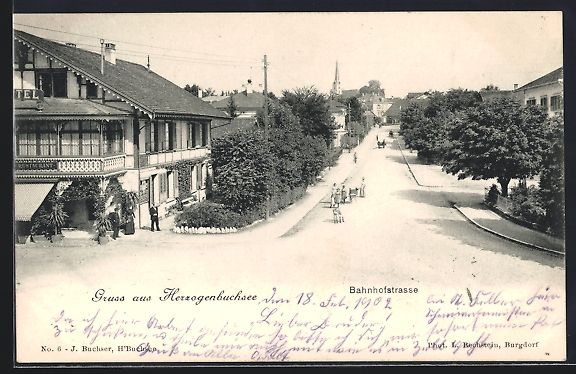 Ansichtskarten: Herzogenbuchsee, Blick in die Bahnhofstr – Gebraucht aus Berlin von bartko-reher