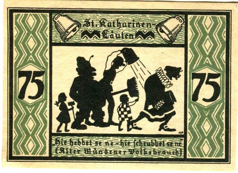 Billets de banque: Notgeld "75 Pfennig. Hann. Münden 1922" – D'occasion à Basel par Butsch5