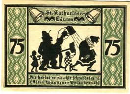 Notgeld "75 Pfennig. Hann. Münden 1922"