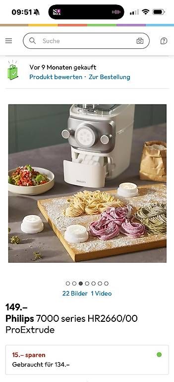 Elettrodomestici da cucina: Pastamaker – Usato da Neuhausen am Rheinfall venduto da top_5jbb 2