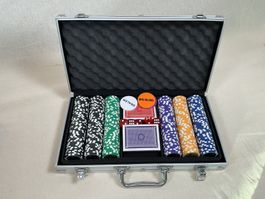 Poker - Komplett - Set im Metall - Koffer