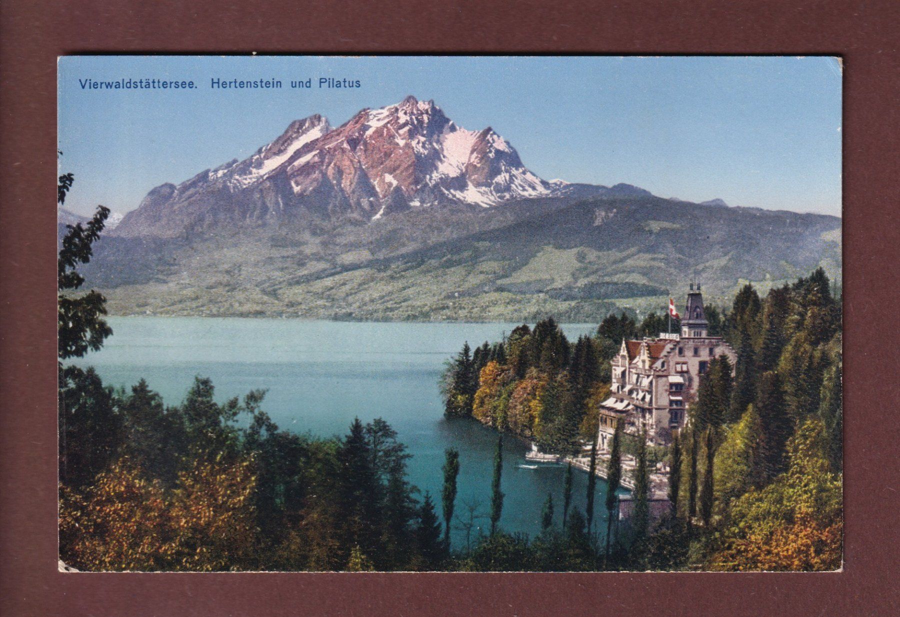 Cartoline postali: HERTENSTEIN und Pilatus – Usato da Pully venduto da nicecards