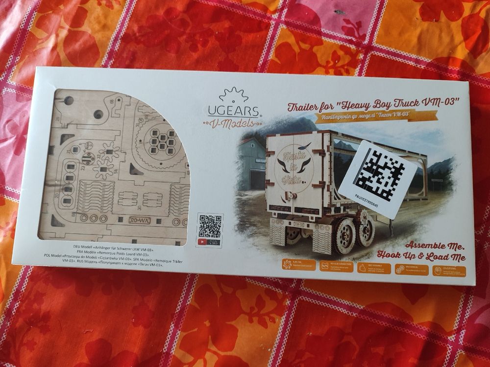 Rimorchio per Camion Heavy Boy VM-03 - UGears - Puzzle 3D - Giocattoli