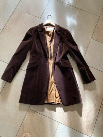 Samt 3/4 Veston