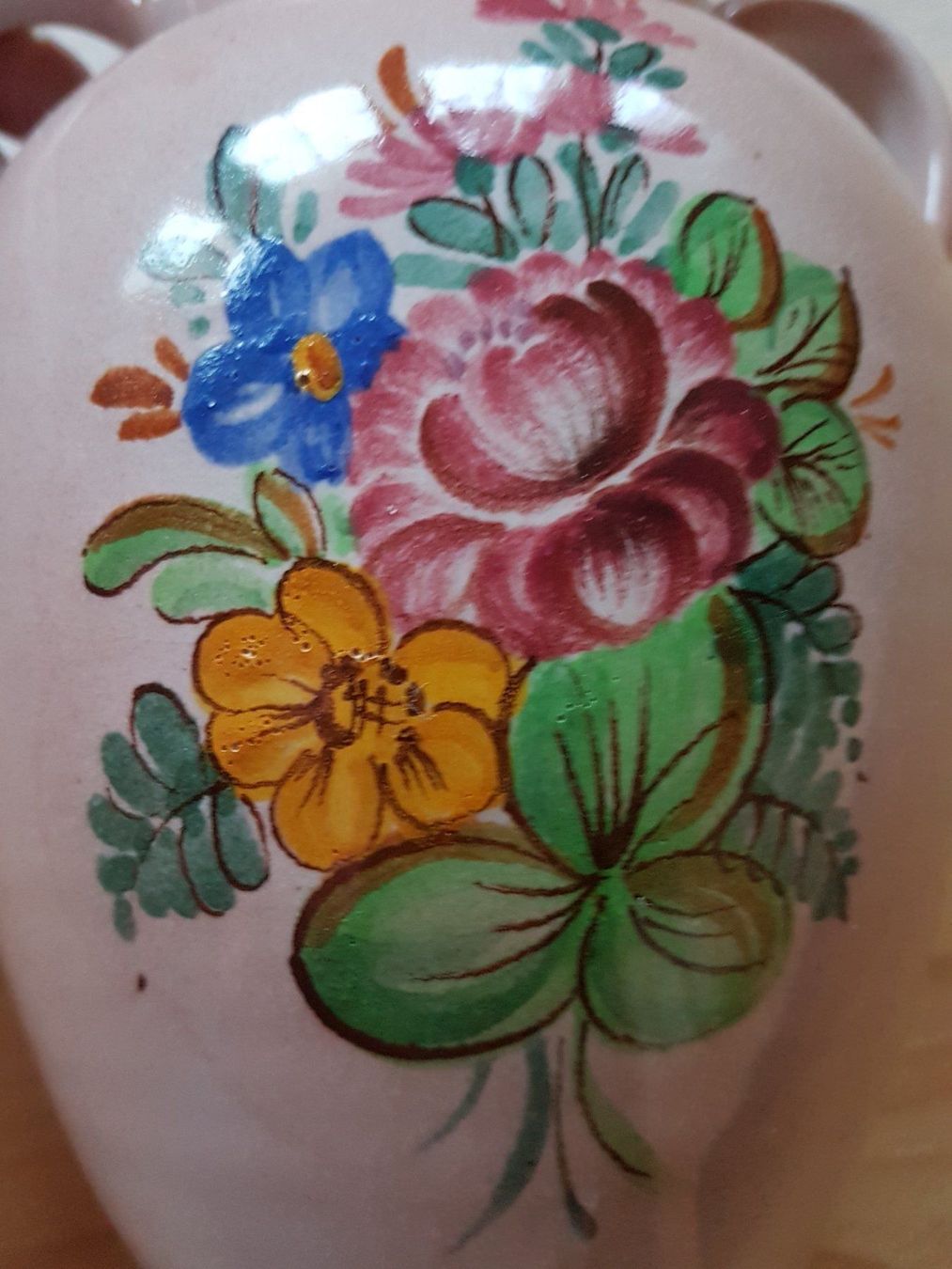 Vasen & Gefässe: BLUMENVASE HANDBEMALT – Gebraucht aus Sax von spazieren 3