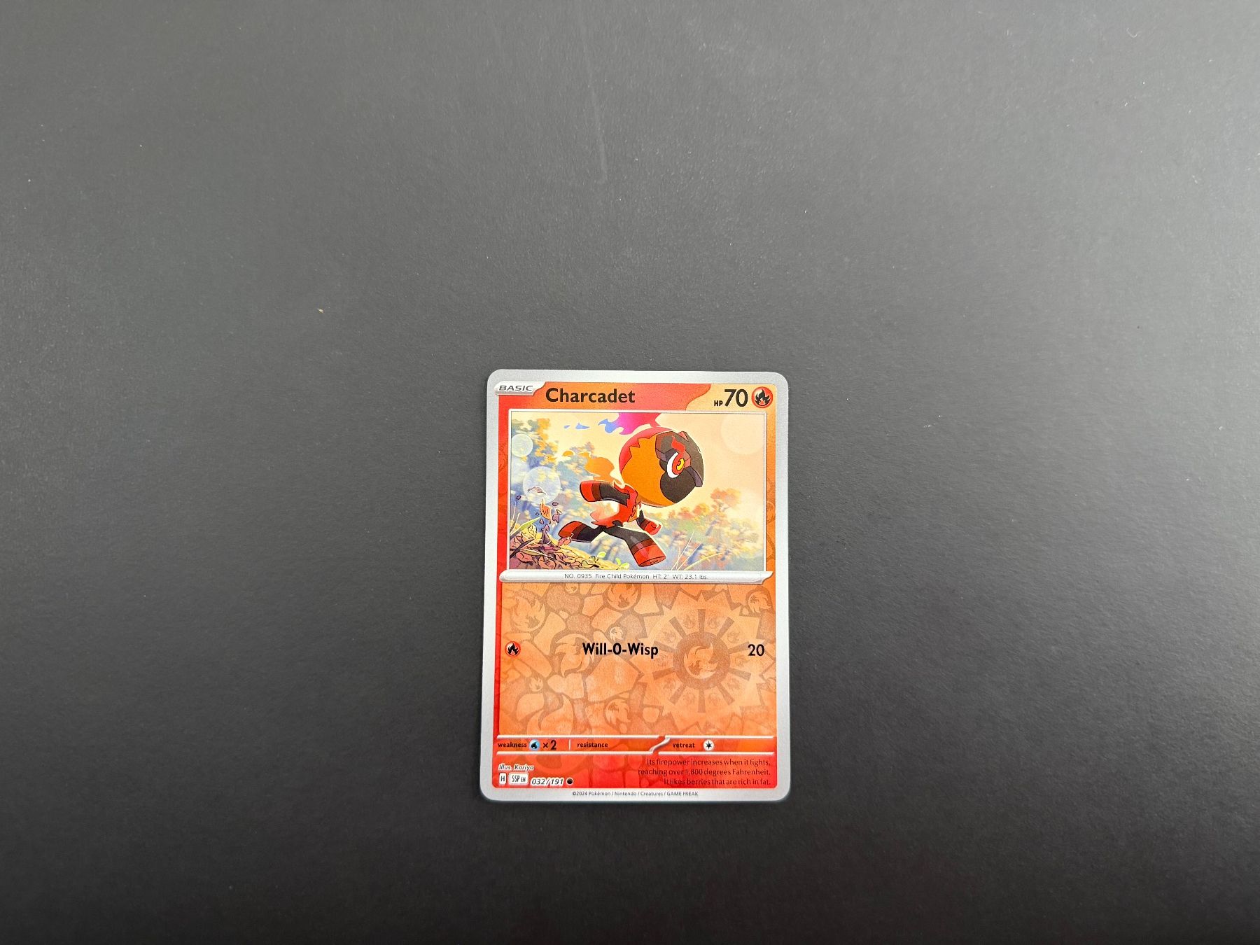 Pokémon Carte collezionabili: Charcadet 032/191 – Usato da Zürich venduto da mountainwizard00