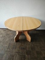 Tisch rund ausziehbar mit 2 Elemente 120+50+50x77cm Holz