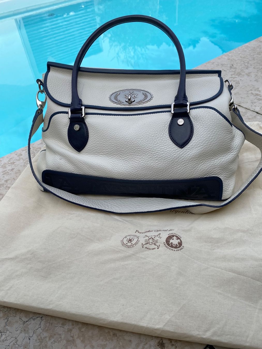 La Martina Borse da donna: LA MARTINA Tasche weiss – Usato da Muhen venduto da Sonnenerbse