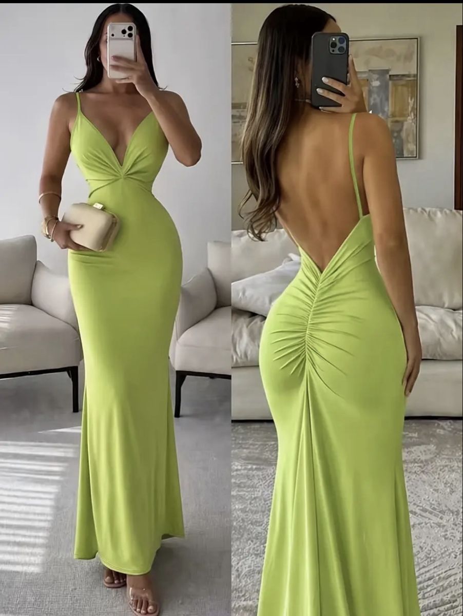Vestiti: Abendkleid lang hellgrün Grösse XS  – Nuovo (secondo la descrizione) da Chur venduto da Miina04 2