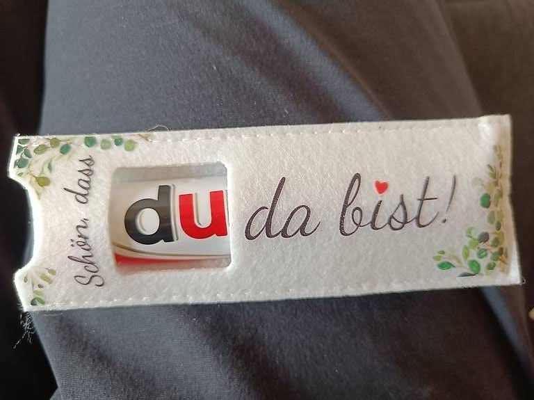Alle Dekorationen: Schön dass du da bist – Neu (gemäss Beschreibung) aus Kandersteg von Anna0151
