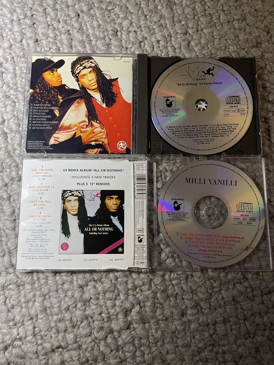 CDs: 2x Milli Vanilli – Gebraucht aus Reinach AG von trigger7811 1