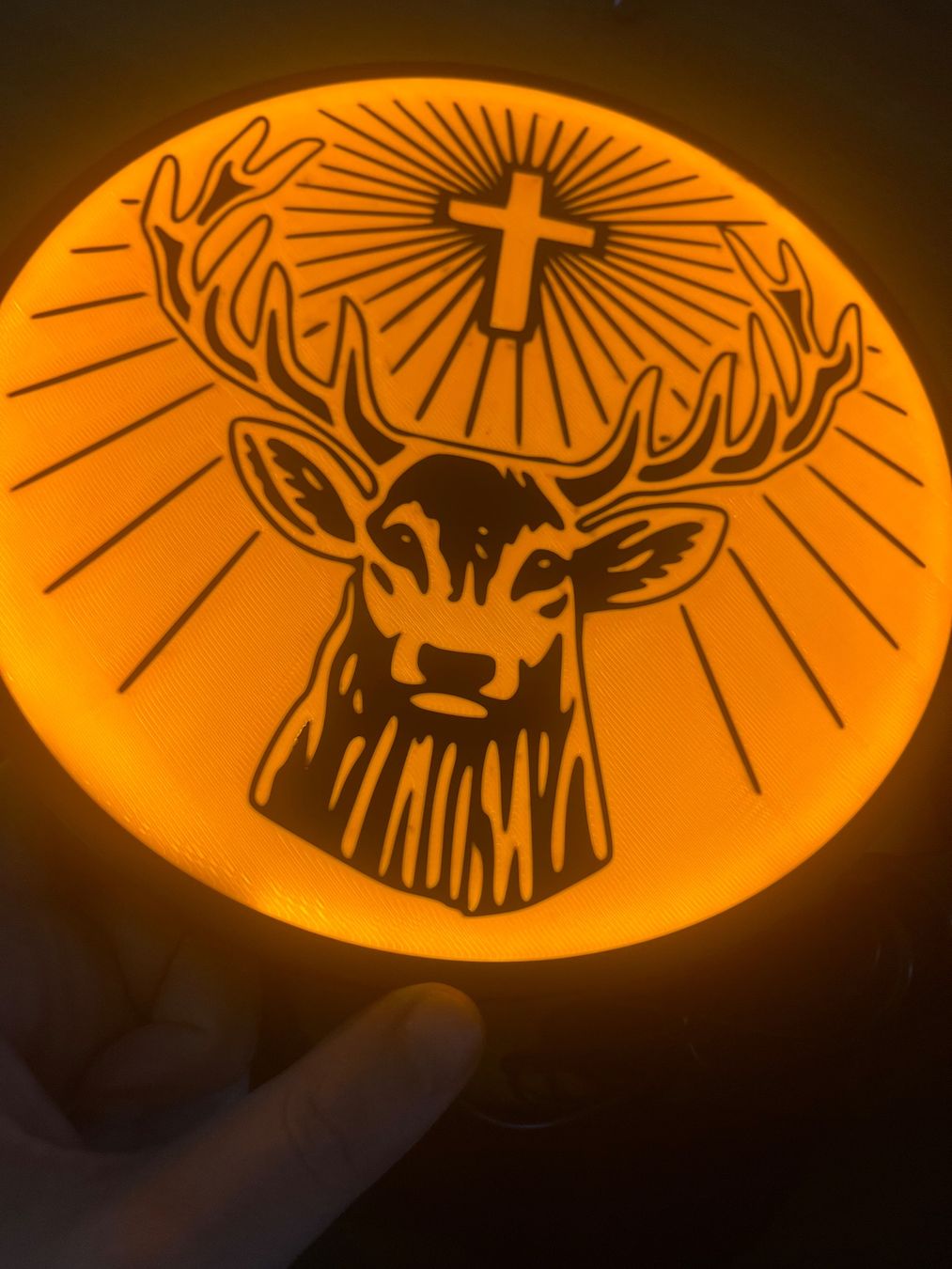 Lampade: Lampe lightbox décoration Jagermeister – Nuovo (secondo la descrizione) da Noville venduto da Berlusconi55