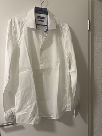 Herren Hemd weiss Grösse 41/42 Charles Vögele weiss