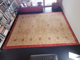 Orientteppich Rot und Gold