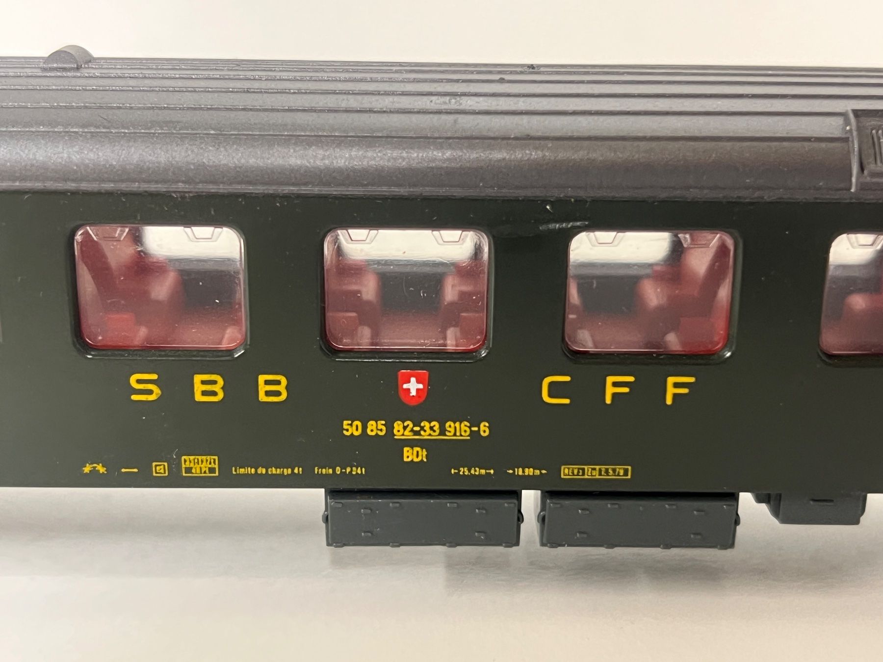 Lima Modelleisenbahnen: LIMA Steuerwagen Bdt  SBB H0 DC – Gebraucht aus Neuenhof von ludovicco 1