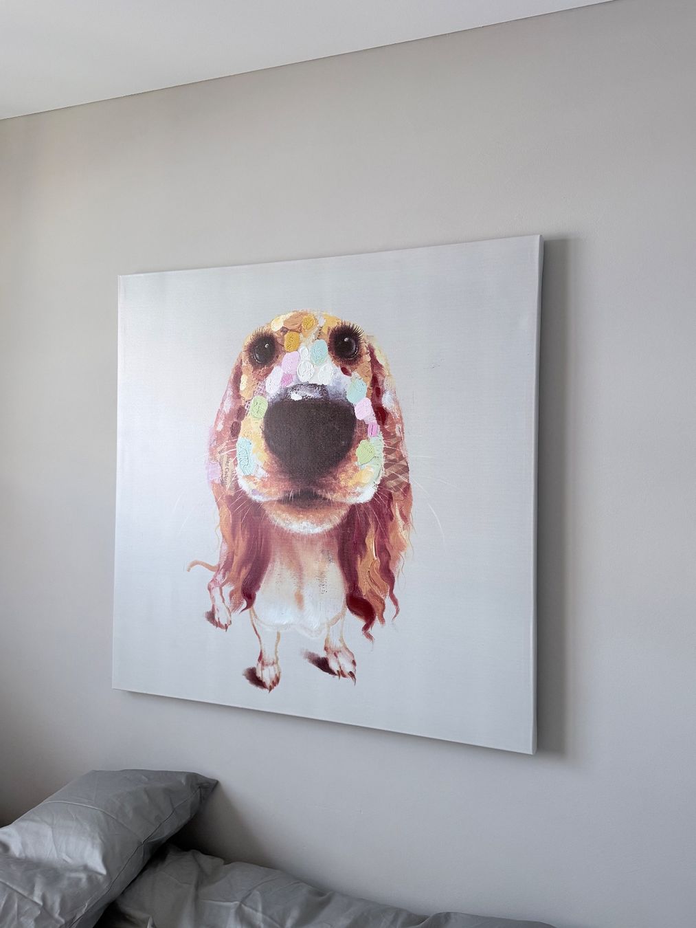Foto & Immagini: Leinwandbild Hund 90x90 cm – Usato da Wermatswil venduto da FEDN 1
