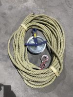 WEBI Seilzug / Seilwinde mit Umlenkrolle ca 30 m