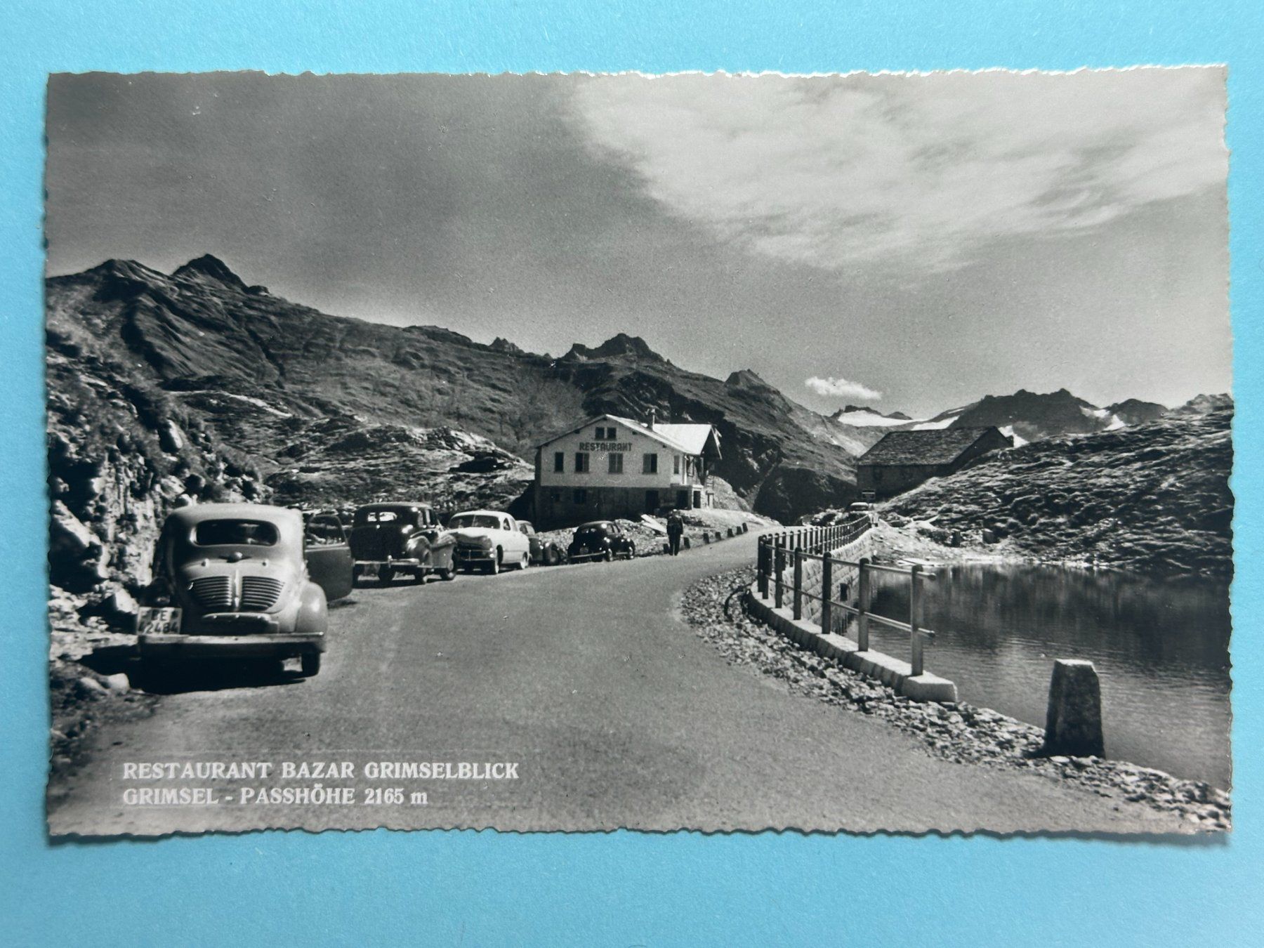 Ansichtskarten: Restaurant Bazar Grimselblick – Gebraucht aus Steg VS von danwer74