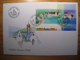 Schweiz FDC 2006 C5 Naba Wettingen Block 9.5.2006