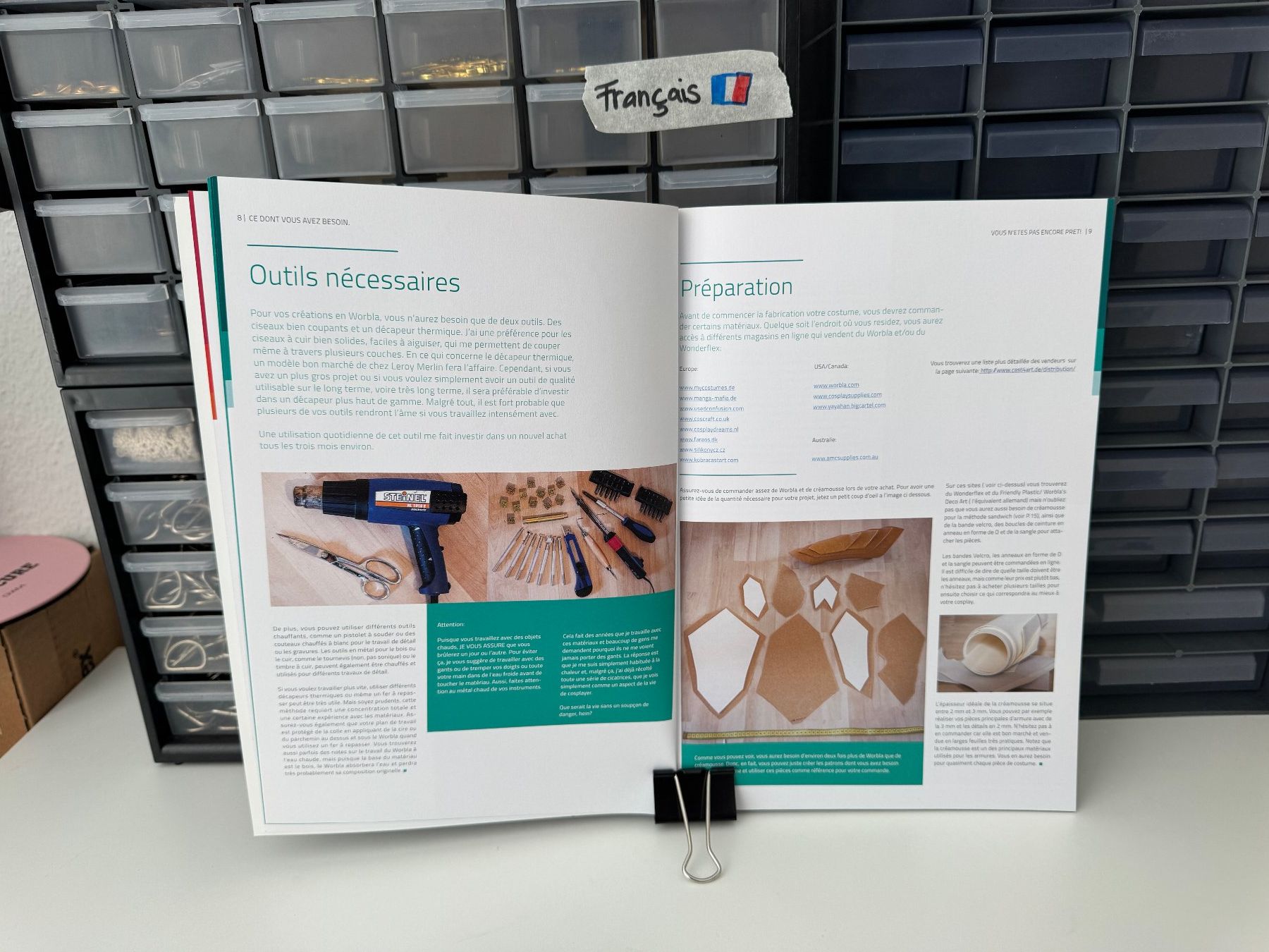 Libri: Kamui Cosplay Tutorial Book: Armor making Worbla [FR] – Usato da Rheinfelden venduto da Eldritchwitch 2